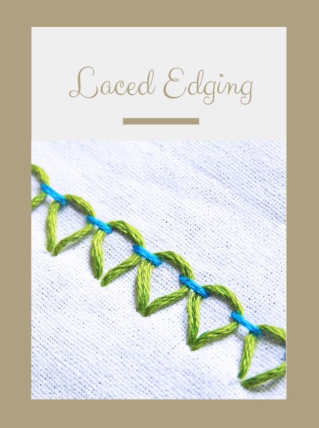 Laced Edging Stitch
