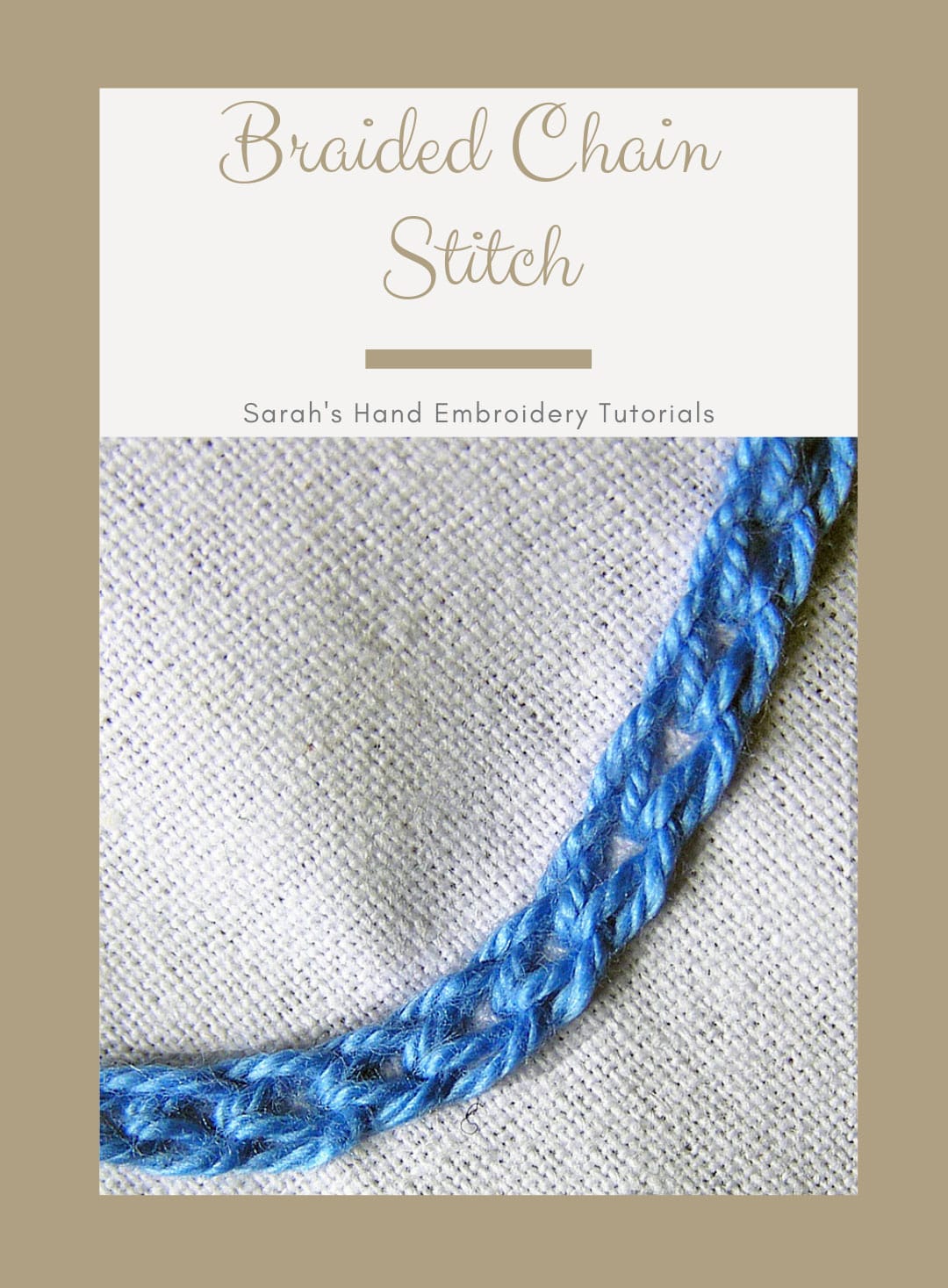 How to do Bead Embroidery with the Pekinese Stitch - Sarah's Hand Embroidery  Tutorials