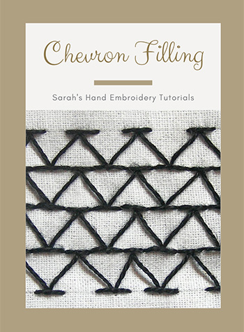 Embroidery Tip: Evenly Spaced Straight Lattice Fillings