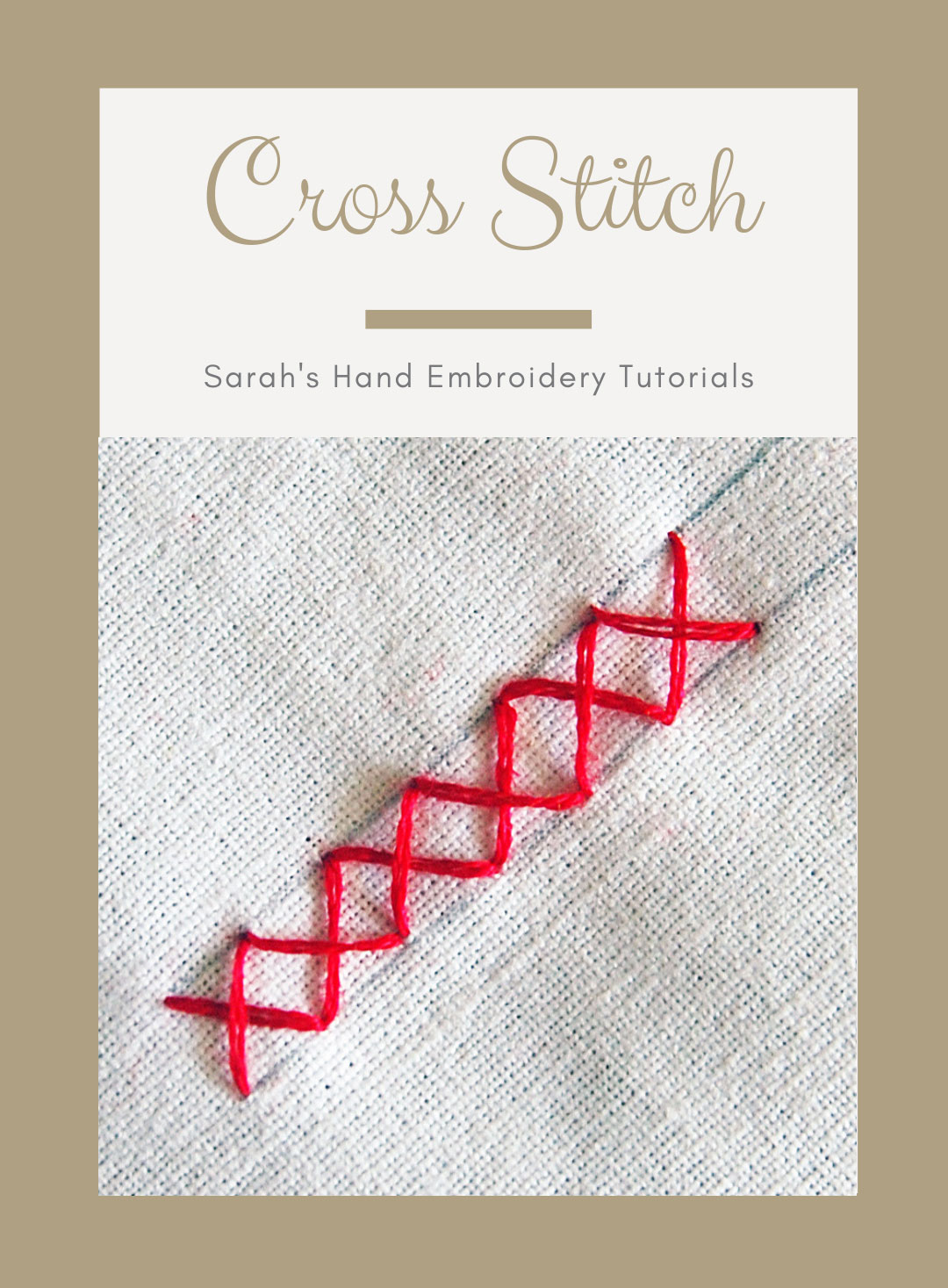 Hand Embroidery FAQ - Sarah's Hand Embroidery Tutorials