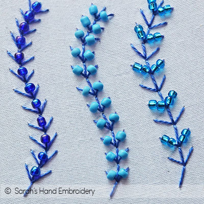 Hand Embroidery Beads Work, Flower Embroidery With pearl Beads  Bead  embroidery tutorial, Embroidery flowers pattern, Beaded embroidery