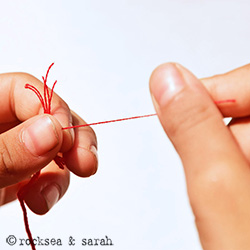 How many strands of thread should you use?