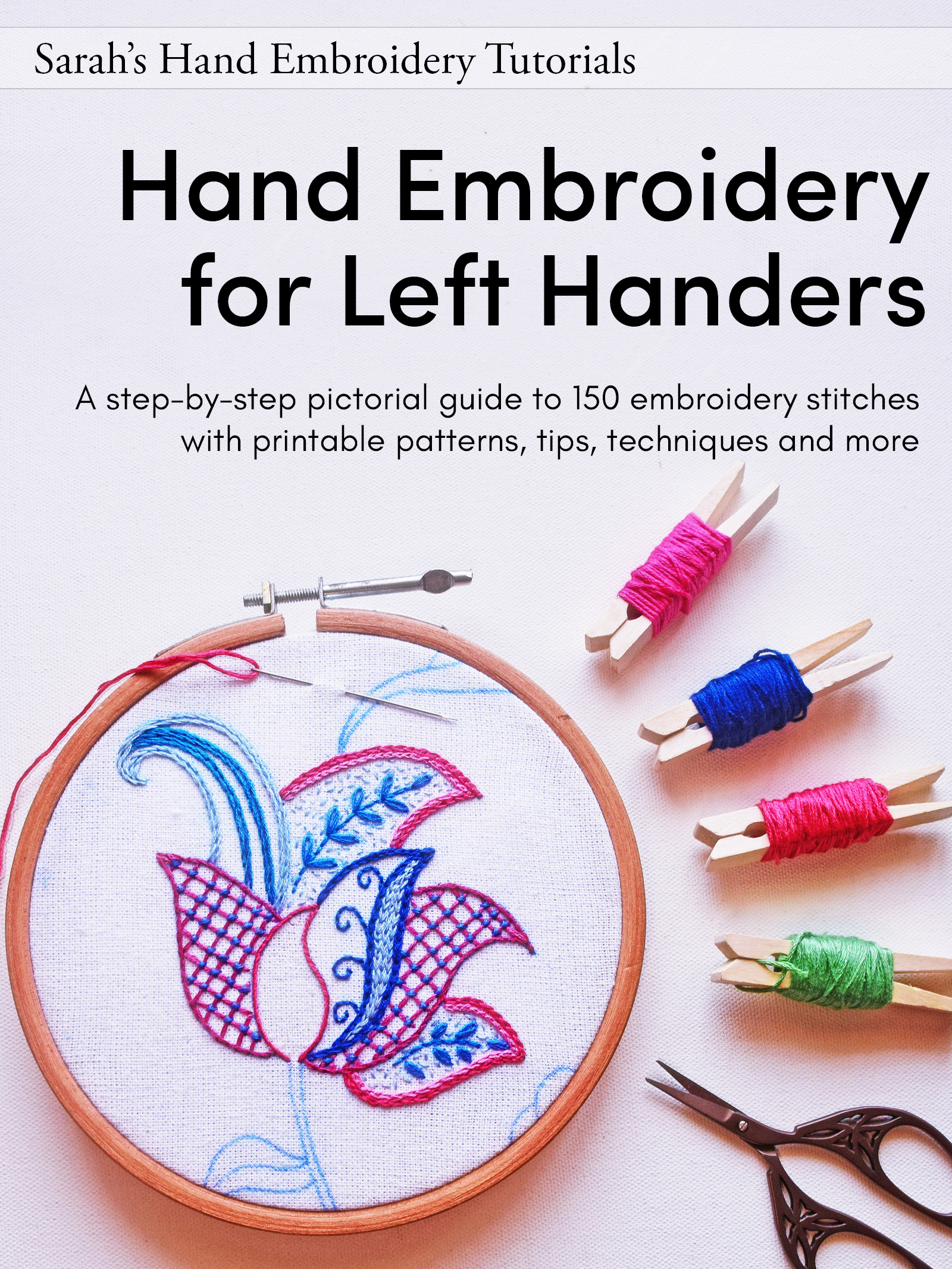 Three Hand Embroidery Books for Beginners and Experienced