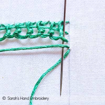 How to do the Holy Point Stitch - Sarah's Hand Embroidery Tutorials