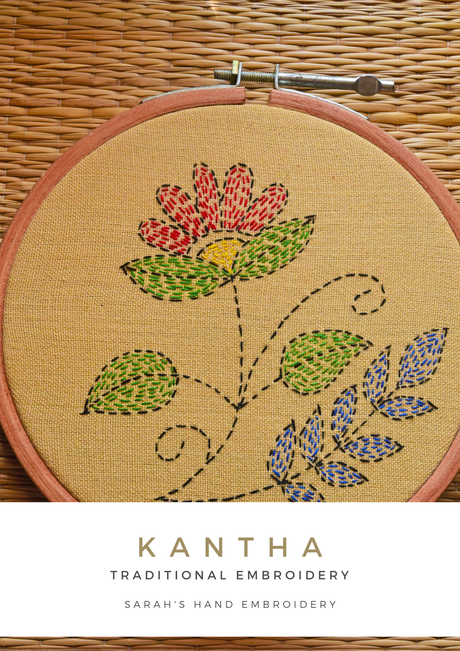 Kantha on sale stitch design