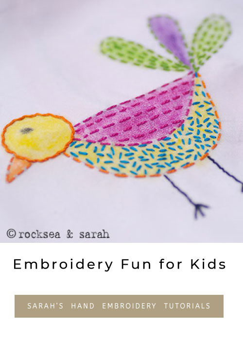 Introduce hand embroidery to children through these fun projects!