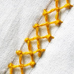 How to do the Plucked Knot - Sarah's Hand Embroidery Tutorials