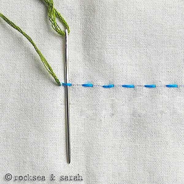 Laced Running Stitch Sarah s Hand Embroidery Tutorials