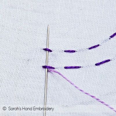 How to do Bead Embroidery with the Pekinese Stitch - Sarah's Hand Embroidery  Tutorials