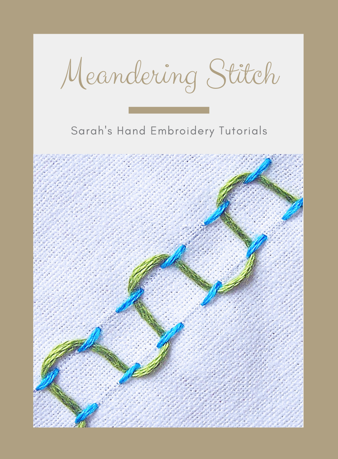 Meandering Stitch