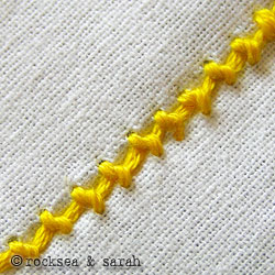 Pearl Knot Stitch - Sarah's Hand Embroidery Tutorials