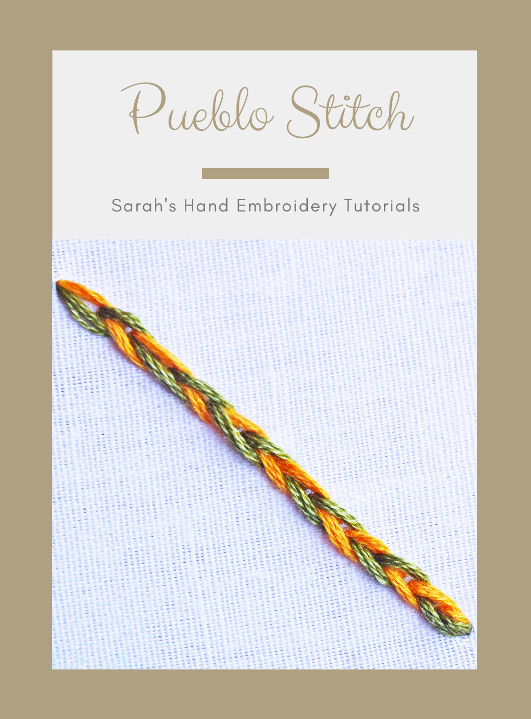 How to do Bead Embroidery with the Pekinese Stitch - Sarah's Hand Embroidery  Tutorials