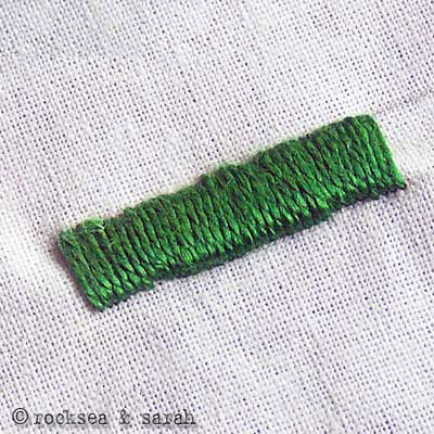 Satin stitch embroidery deals