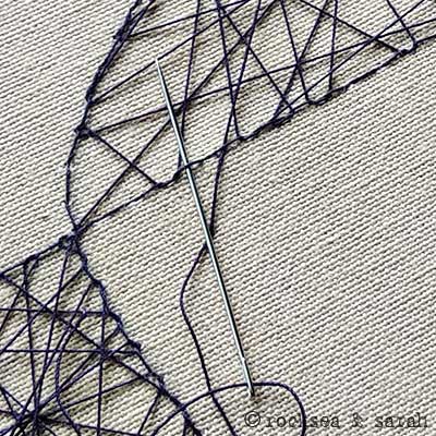 String Art Embroidery - Sarah's Hand Embroidery Tutorials