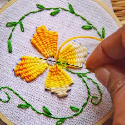 Sarah's Hand Embroidery Tutorials - Library of Embroidery Stitches