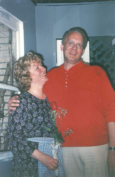 apron with cross stitch and chicken scratch