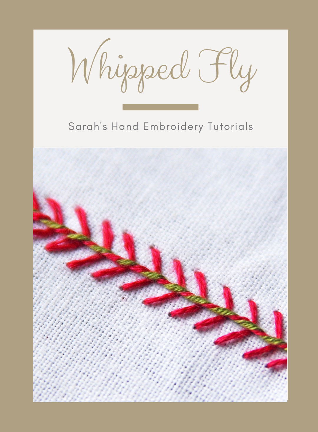 Beads and embellishments - Sarah's Hand Embroidery Tutorials